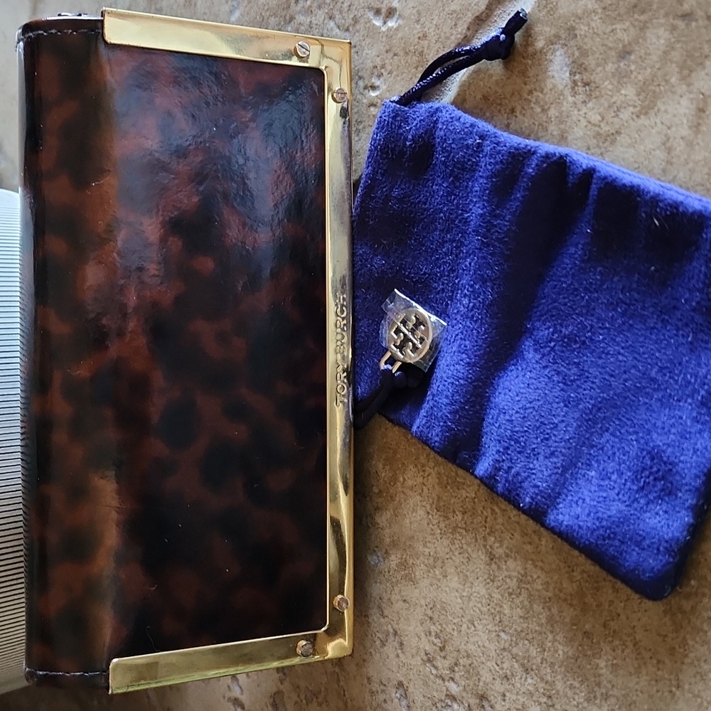 Tory Burch leopard print eye glasses casse